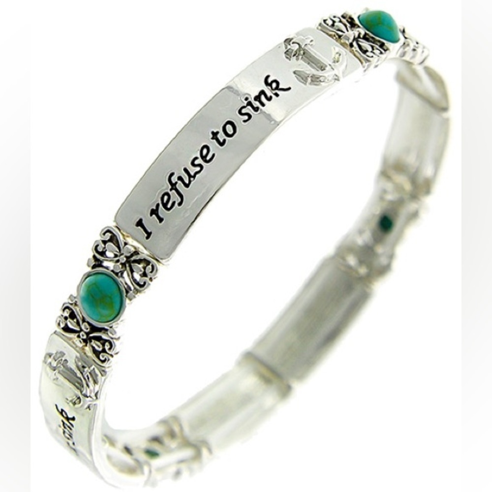 I REFUSE TO SINK STRETCH BRACELET